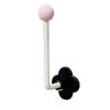 Gancho de Almacenamiento para Anillos de Cabello de Baño Fuerte Carga Multifuncional Montado en la Pared Gancho de Almacenamiento para Accesorios para el Cabello Estante de Almacenamiento