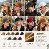Gorra de Béisbol Otoño e Invierno Pana Engrosada Lisa con Visera Rígida Pico de Pato Retro Cálida Unisex Venta al por Mayor de Fábrica en Stock