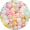 Cuentas de Caramelo Fantasía Gelatina Acrílica Agujero Recto Cuentas Sueltas Transparentes Pulsera DIY Hecha a Mano Accesorios para el Cabello Accesorios