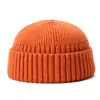 Gorra de punto de alta calidad tipo piel de melón gorra de guisante