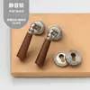 Fechadura de Porta de Quarto em Noz de Luxo Leve Francês, Maçaneta de Porta Doméstica Universal Dividida para Interior, Quarto, Cozinha, Banheiro