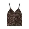 Artículo Popular de Venta Rápida Transfronterizo 2026 Verano Nuevo Camisola de Seda con Estampado de Leopardo