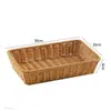 Grande cesta de armazenamento com trama semelhante ao rattan, no estilo INS da moda, perfeita para organizar armários e guarda-roupas, e para armazenamento simples na sala de estar