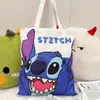 Bolsa de Lona de Alto Valor Gran Capacidad Linda Caricatura Estrella Bebé Estudiante Bolsa de Hombro para Libros Bolsa de Compras Portátil para Mujeres