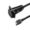 Adaptador de cabo de plugue de reboque americano de 4 a 7 pinos com suporte UA1701K conector de carro cabo de alimentação
