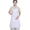 Aventais brancos e pretos para lanchonetes, padarias de pães, restaurantes de dumplings, lojas de pães no vapor, casas de macarrão, uniformes de trabalho, aventais para a equipe de serviço em hotéis, com logotipos impressos