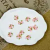 Novos Acessórios de Materiais para Decoração DIY de Flor Fruta 3D em Resina para Grampo de Cabelo, Pingente, Colar, Brincos