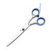Venta al por mayor de fábrica juego de tijeras para cortar el pelo de 6 pulgadas tijeras profesionales dentadas tijeras finas para salón de belleza tijeras finas de gama media