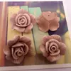 30/35/40mm Flor de Arcilla Blanda Retro Flor de Rosa Accesorios Hecho a Mano DIY Estilo Antiguo Accesorios para el Cabello Materiales para Collares