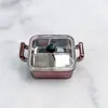 Mini Olla de Simulación Yuanyang Pot PVC Plateado Pequeña Olla Caliente DIY Pegamento de Crema Juguete de Comida Accesorios Contenedor Casa de Juego Juguete