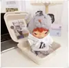 Solo ropa de muñeca: Colgante de muñeca de peluche de vinilo de la serie Hirono Road Log, overol y capa para la ropa de la muñeca Hirono