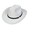 Chapéu de coco western em jeans com aba virada para cima, estilo Xizang, chapéu de feltro, outono e inverno, retrô, chapéu Jazz britânico
