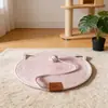 Rascador para gatos, juguete para gatos, alfombrilla rascadora para gatos tejida con cuerda de algodón, alfombrilla para dormir integrada, almohadilla para patas de gato, alfombrilla para dormir para gatos