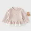 Camiseta de Manga Larga para Niña Primavera y Otoño 2026 Nuevo Estiloso Top Infantil Ropa de Princesa para Bebé Camiseta Básica de Primavera