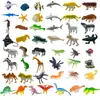 60 Brinquedos Infantis Sólidos Simulados Modelo Dinossauro Animal Marinho Inseto Pacote Transfronteiriço Atacado Pequenos Brinquedos Arqueológicos