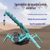 Mini guindaste de esteira 3-8 T controle remoto guindaste aranha que caminha pequeno guindaste de esteira