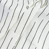 Algodón Gasa de doble capa Estampado de rayas verticales Tela para ropa de casa Seersucker Luna Pijama Pantalones Tela antimosquitos