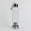 Fábrica en stock al por mayor para hombre, taza de spa para el hogar, botella de agua de cristal natural, taza de columna de cristal hexagonal avanzada, taza de energía