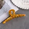 Novo Presilha de Garra de Acetato Clássica de Alta Qualidade Presilha de Cabelo Presilha Tubarão Grampo de Cabelo Acessório de Cabelo Versátil para Mulheres
