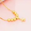 Pulsera de Cadena Hueso de Serpiente Latón Chapado en Oro Pulsera de Bolsa de la Suerte de Oro de Arena Vietnamita Llave Giratoria y Transporte Múltiples Colgantes Disponibles