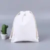 Presente Dia dos Namorados Chinês Bolsa de Tecido com Cordão Logotipo Personalizado Bolsa de Lona Ecológica Bolsa de Armazenamento em Branco DIY Personalização