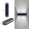 Luz solar para jardim externo, luz de arruela de parede externa à prova d'água, holofote de paisagismo para parede externa de villa, luz de parede decorativa de ambiente