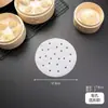 Papel Liner Desechable para Vaporera para Bollos y Pan al Vapor, Papel de Aceite de Silicona Redondo para Vaporera, Papel Antiadherente y Resistente al Vapor, Especial para Hornear en el Horno
