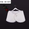 Nueva moda cálido invierno chal nupcial vestido de novia abrigo manga larga dama de honor etiqueta blanco ropa exterior