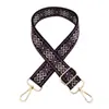 Nueva Bolsa Jacquard Flor de Hielo Colorida con Correa Ancha para el Hombro Accesorios Decorativos Correa para el Hombro Cruzada Correa Larga Engrosada
