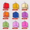 Linterna Estilo Chino Imitación Piel de Oveja Impermeable para Catering Araña Estilo Antiguo Linterna Cuadrada Linterna de Palacio Linterna Estilo Retro