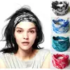 Diadema Tie-Dye Hecha a Mano Europea y Americana Banda para el Cabello de Algodón Elástico Ultraancha Absorbente del Sudor Banda para el Cabello de Ala Ancha Banda para el Cabello de Ejercicio Yoga Turbante
