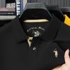 Diseñado Especialmente para Cross-Border Classy Paul Camisa Polo 100% Algodón para Hombre Camiseta de Verano de Manga Corta Solapa Logo de Caballo Bordado 3
