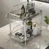 Prateleira de armazenamento para lavatório, prateleira de bancada de banheiro para cosméticos, prateleira de armazenamento para lavatório ao lado da pia do banheiro