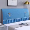 2025 Nueva Funda de Cabecera Todo Incluido Funda Elástica para Cabecera Respaldo de Cama de Madera Maciza Empaquetado Suave Cuero Funda Protectora a Prueba de Polvo Resistente a Manchas