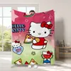 Manta de Gato Hello Kitty Transfronteriza Manta Gruesa de Dibujos Animados Hello Kitty Manta Impresa Digitalmente Manta