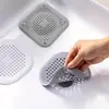 Alfombrilla de Drenaje de Silicona para Fregadero de Cocina del Hogar Filtro Anti-Obstrucción Pegatina Red de Filtro Succionadora de Cabello para Desagüe de Baño