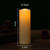 Lámpara de vela electrónica de boca de onda LED, simulación de vela, expresión romántica, lámpara de ambiente para escenario, boda, decoración navideña