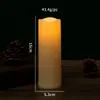 Adornos de boda simulación cilindro de onda lámpara de vela diseño de atmósfera de Buda lámpara de vela electrónica LED festividad de Navidad