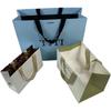 Bolsas de Mano de Alta Gama, Bolsas Universales de Papel Kraft, Bolsas Personalizadas Ecológicas para Compras, Bolsas Cuadradas Pequeñas de Fondo Plano, Bolsas Personalizadas para Regalos