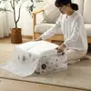 Bolsa de edredón impresa H706 Bolsa de almacenamiento para edredón Bolsa para ropa del hogar Bolsa grande de almacenamiento para ropa de cama a prueba de humedad
