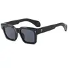 Nuevas Gafas de Sol Cuadradas para Hombre Estilo Retro Casual Marco de Gafas Anti Luz Azul Transfronterizo Europeo y Americano Marco de Gafas Versátil Gafas de Sol
