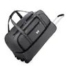 Bolsa de Viaje con Ruedas de Capacidad Aumentada Transfronteriza Bolsa de Equipaje de Tela Oxford Bolsa de Carrito Plegable Bolsa de Movimiento de Tres Ruedas de Altura