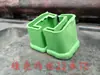 Aleación de aluminio accesorios para escalera de tijera escalera plegable protectores de esquina engrosados antideslizantes resistentes al desgaste almohadillas de cuero cubiertas para pies fundas de goma para escalera