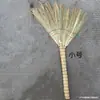 Vassoura de Milho de Seda Dourada Tamanho Grande Vassoura de Sorgo e Milho Vassoura Vassoura de Varrer Vassoura de Milho Amarelo Sem Sementes Propriedade Escolar Canteiro de Obras