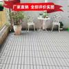 Piso de Madera Plástica Exterior Balcón Terraza Jardín Patio Renovación Exterior Anticorrosión Bricolaje Autocolocable Empalmable Piso Venta al por Mayor