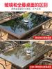 Nuevas mesas y sillas de exterior, sillas de ratán para patio, mesa de comedor para terraza al aire libre en balcón, patio, jardín o villa.