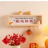 Colgador de Llaves Decorativo 'Bienvenido a Casa' para Entrada, Tira Decorativa de Pared sin Taladro para Sala de Estar o Vestíbulo