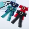 Venta caliente europea y americana todo partido corsage tela de diamante broche de lazo corbata de lazo ebay Amazon AliExpress