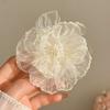 Super Fada Crianças Malha Flor Hairpin Princesa Side Duckbill Clip Internet Celebridade Cabelo Baby Girl Cocar Acessórios de Cabelo