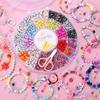 Crianças frisado brinquedo desgaste contas artesanais material saco menina DIY pulseira colar atacado fronteira cruzada